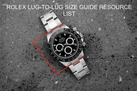 rolex sky dweller lug to lug|Rolex lug size chart.